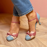 Vera | Dusty Blue Vintage Sandals