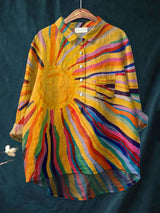 Solara | Radiant Sunburst Shirt