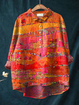 Ariana | Bold Abstract Print Shirt