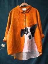 Logan | Artistic Dog Print Shirt