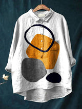 Sienna | Geometric Abstract Print Shirt