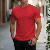 Declan | Men's Crew Neck Slim Fit Short Sleeve T-Shirt