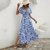 Charlotte | Bohemian V-Neck Beach Dress